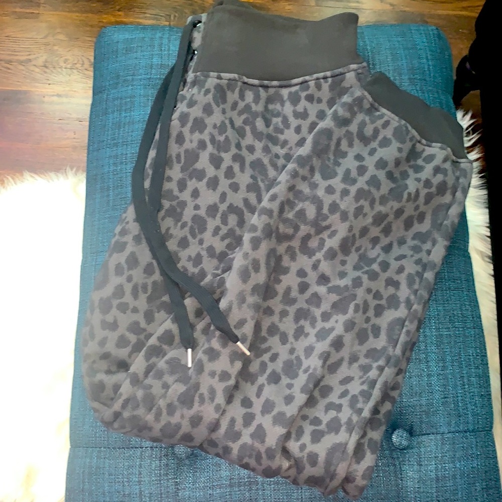 Victoria secret leopard print joggers